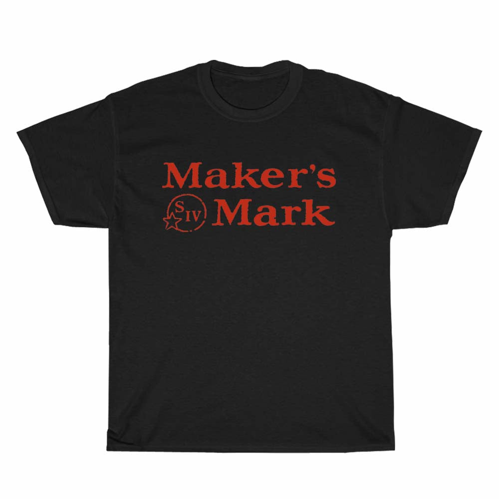 Maker's Mark bourbon Logo Men's Unisex T Shirt Size S to 3XL