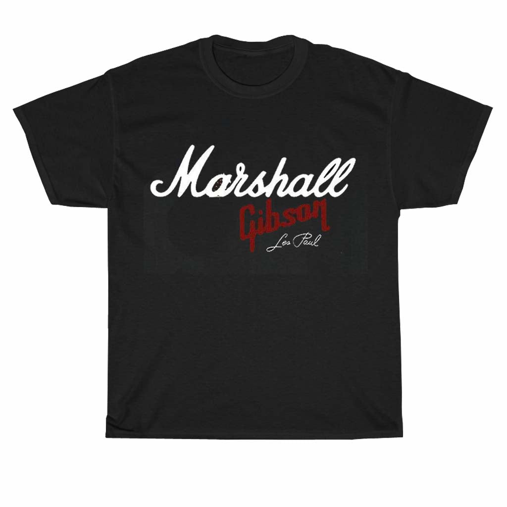Marshall Amplification Music logo Men's Unisex T Shirt Size S to 3XL
