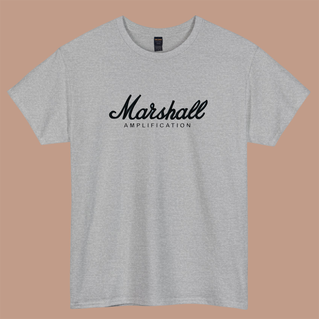 Marshall amplification Logo short sleeve t shirt S-3XL-P