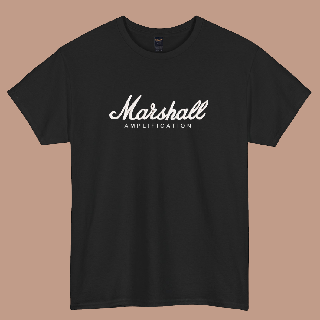 Marshall amplification Logo short sleeve t shirt S-3XL-P