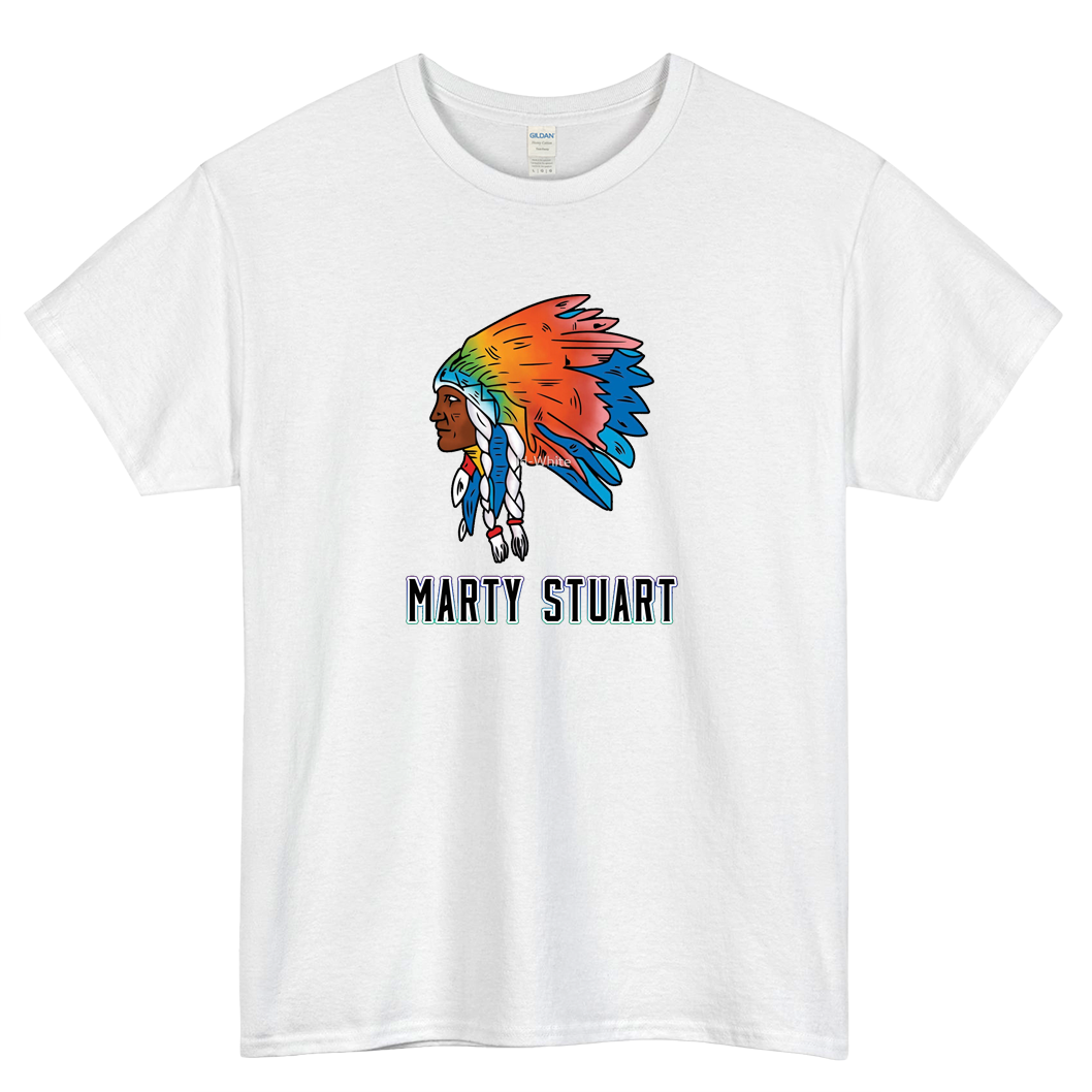 MARTY STUART logo SHORT SLEEVE T SHIRT -P