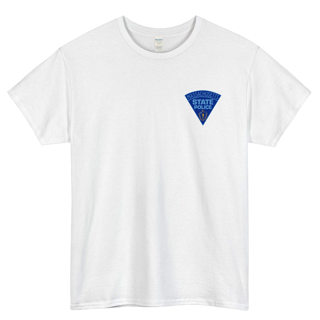Massachusetts State Police Short Sleeve T-Shirt Size s-3XL -P