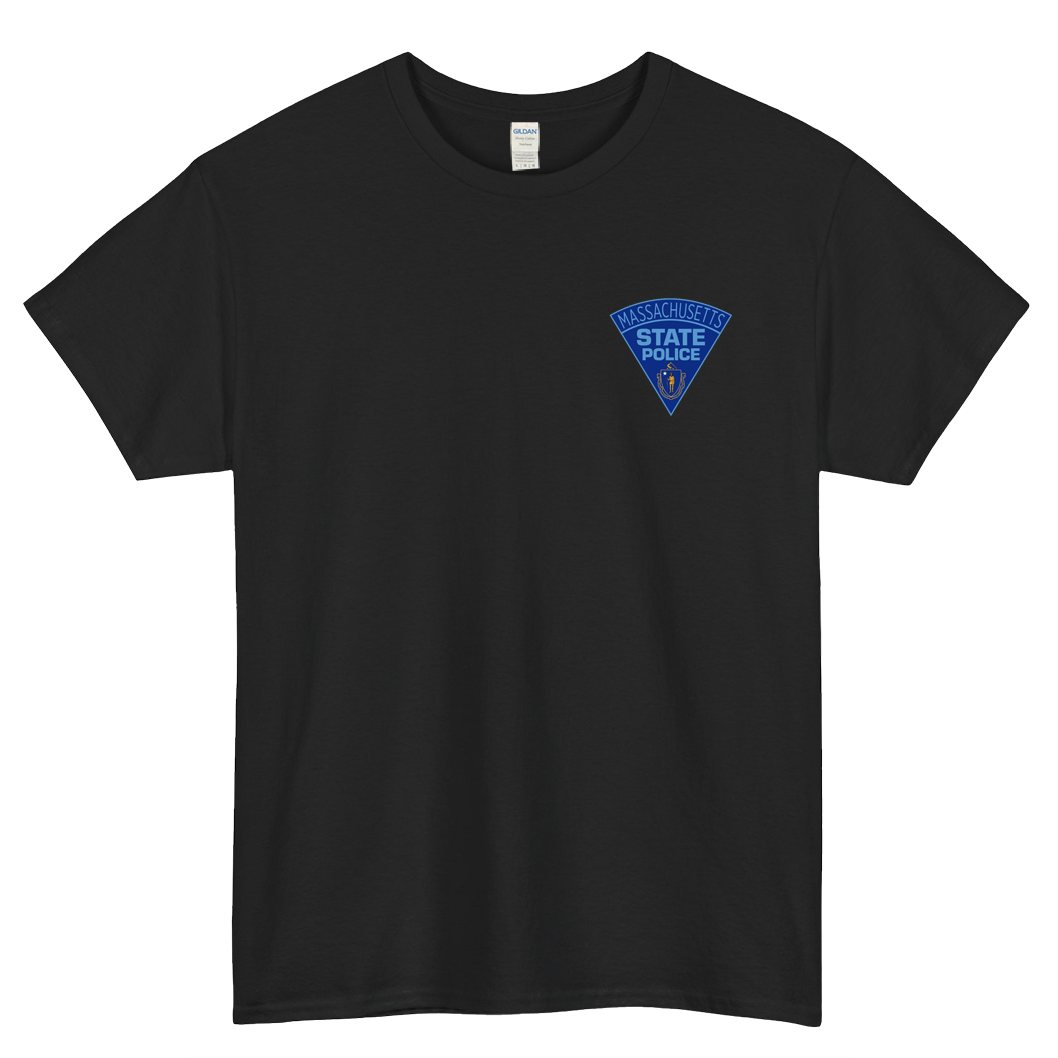 Massachusetts State Police Short Sleeve T-Shirt Size s-3XL -P