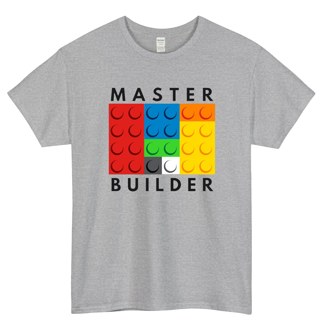Master Builder Logo Mens Unisex Short Sleeve T-Shirt Size S-3XL - P
