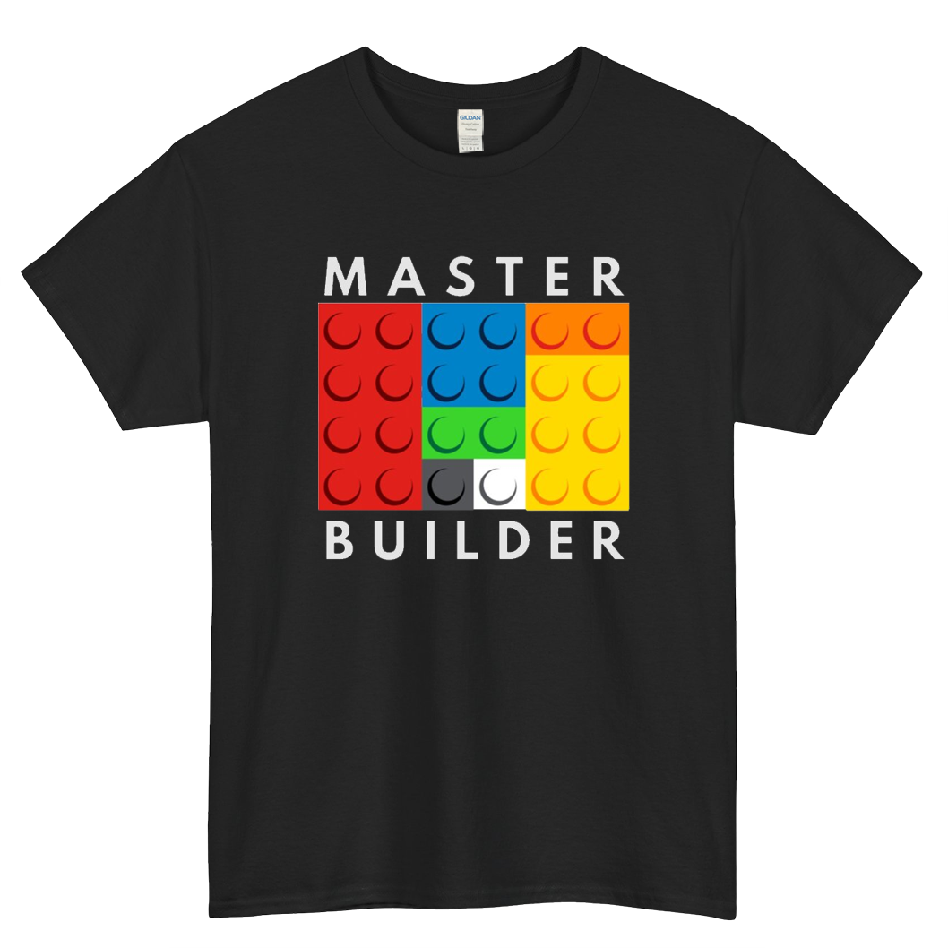 Master Builder Logo Mens Unisex Short Sleeve T-Shirt Size S-3XL - P