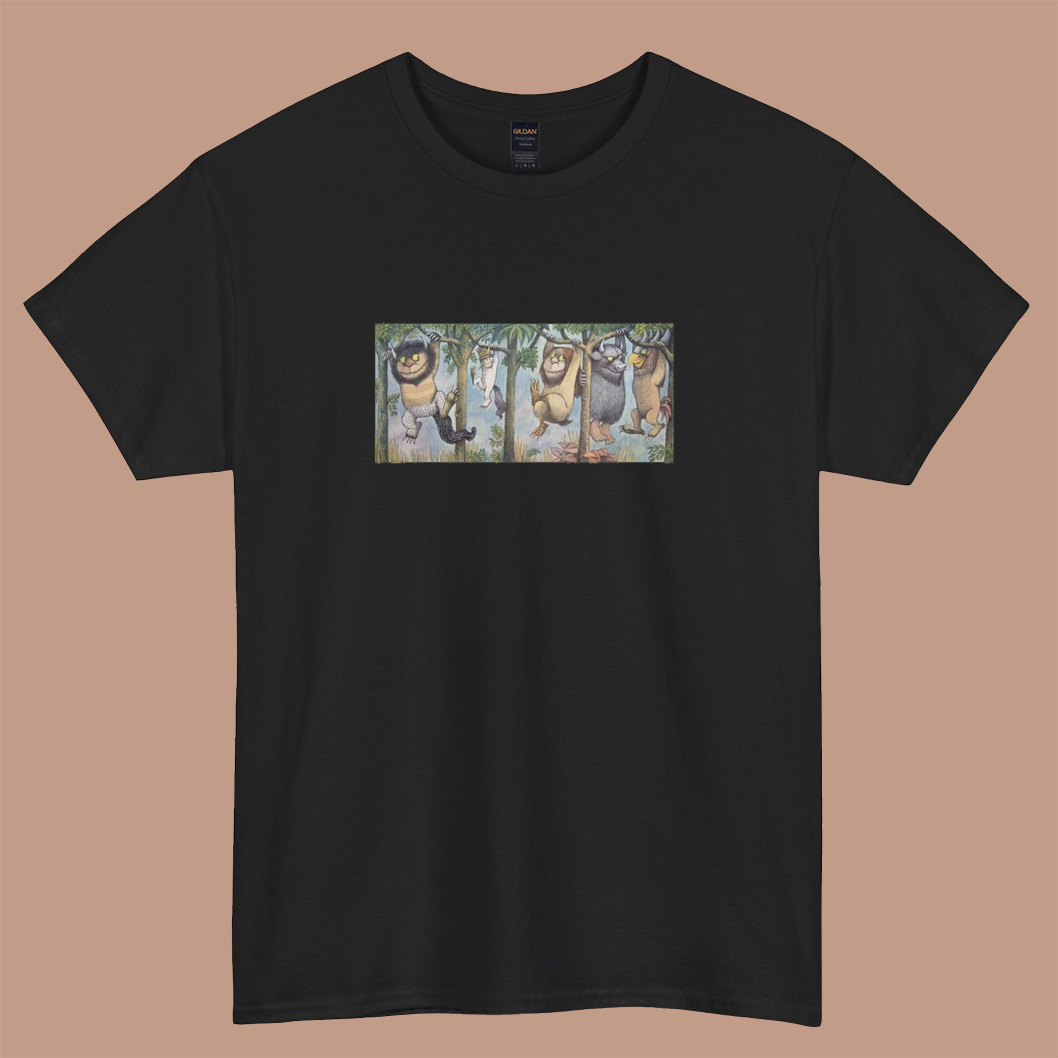 Maurice Sendak logo short sleeve t shirt S-3XL- P