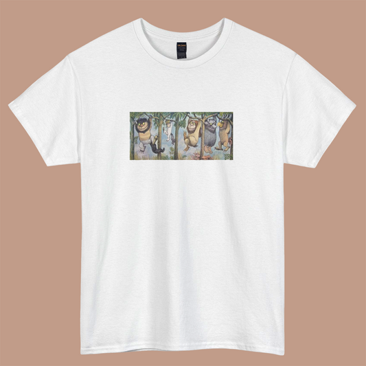 Maurice Sendak logo short sleeve t shirt S-3XL- P