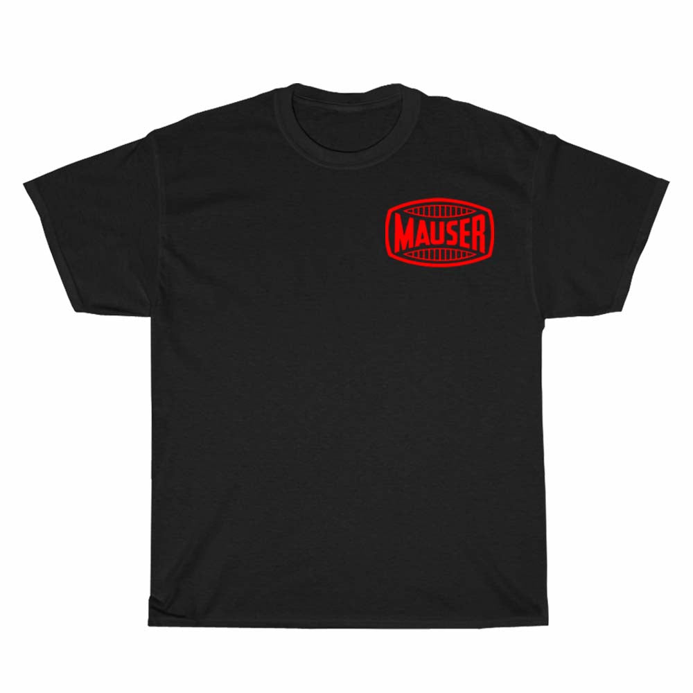 Mauser Guns Firearms logo Men's Unisex T Shirt Size S to 3XL