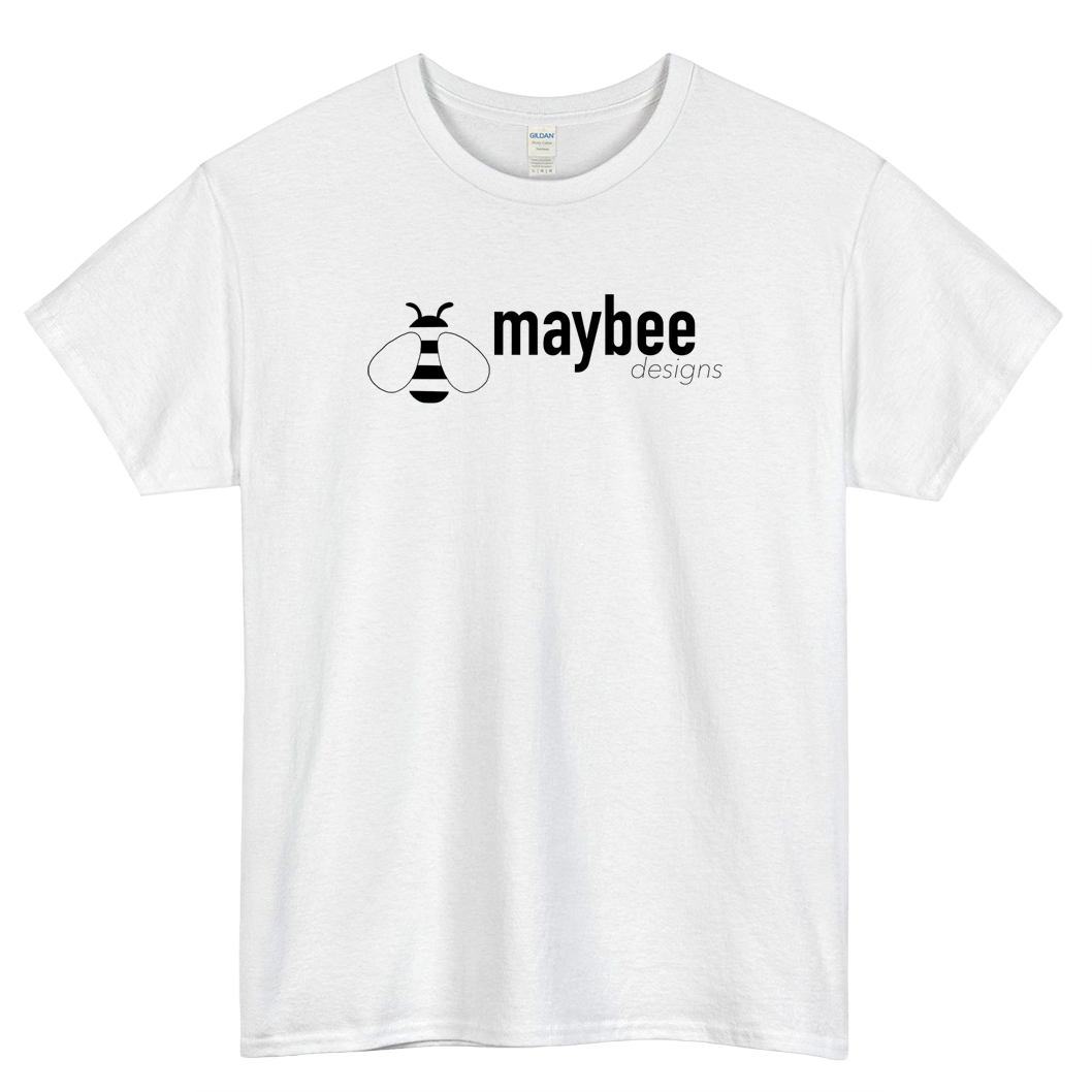 Maybee Logo Mens Unisex Short Sleeve T-Shirt Size S-3XL - P