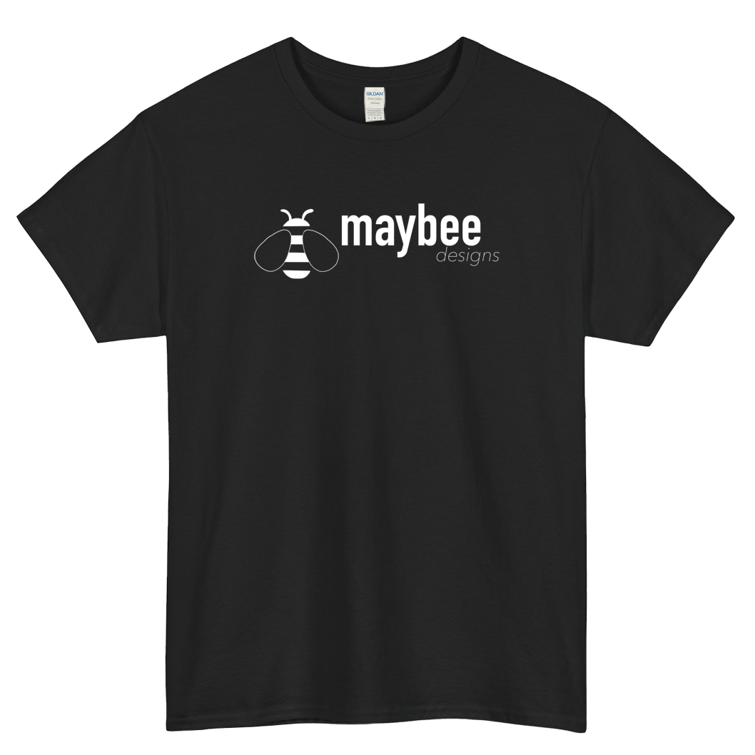 Maybee Logo Mens Unisex Short Sleeve T-Shirt Size S-3XL - P