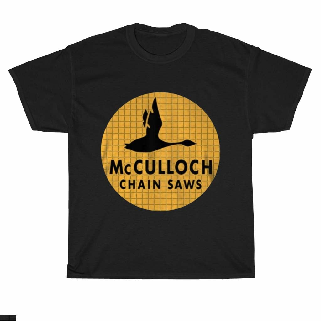 McCulloch Chainsaw logo Men's Unisex T Shirt Size S to 3XL