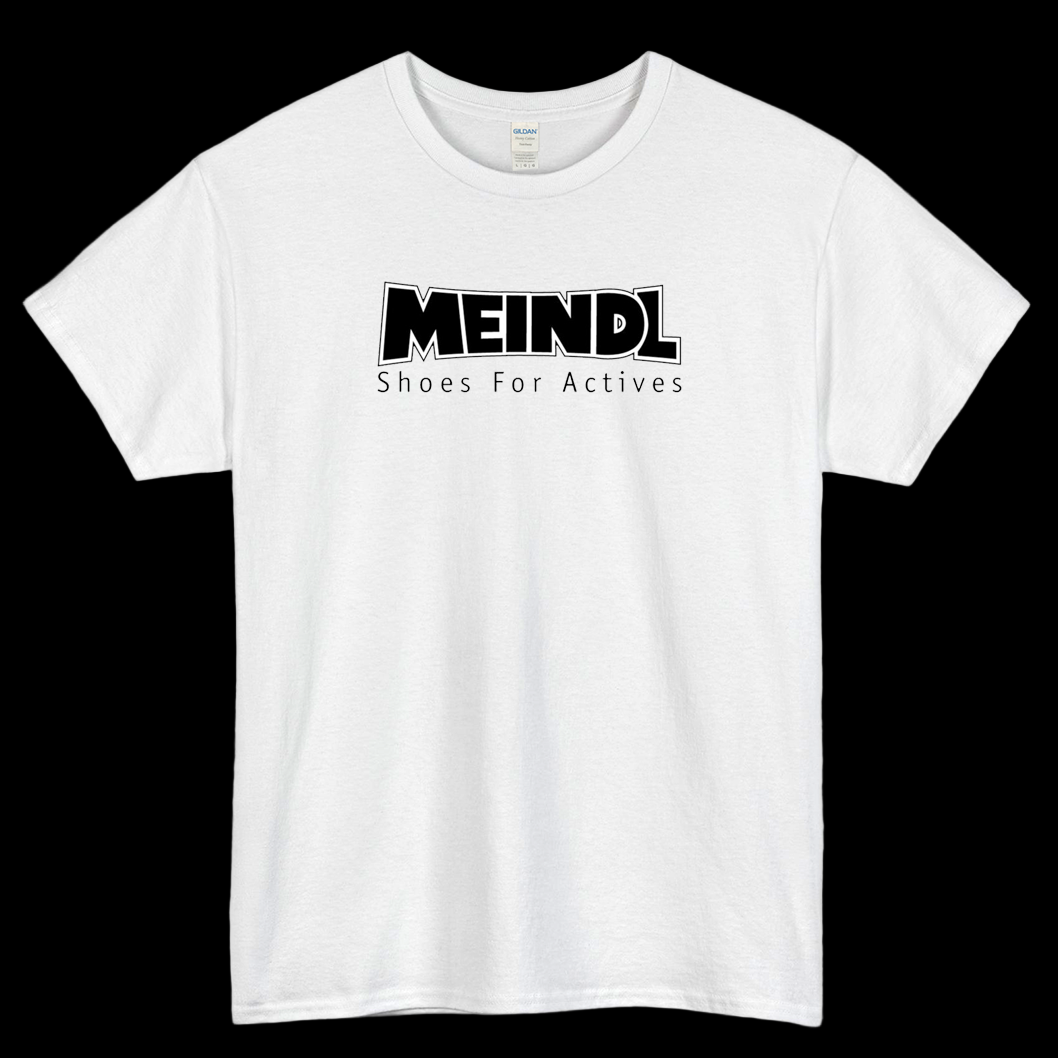 Meindl Shoes for Activity Logo Mens Unisex Short Sleeve T-Shirt Size S-3XL - P