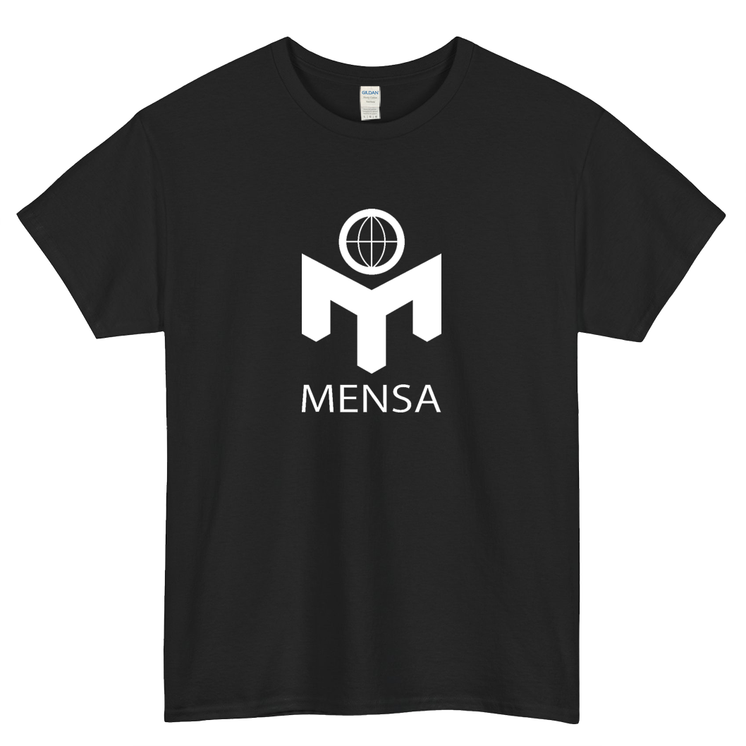 Mensa International LOGO SHORT SLEEVE T SHIRT SIZE S-3XL - P