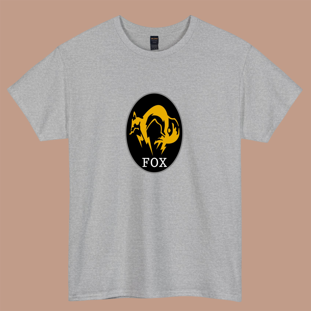 Metal Gear Fox Logo short sleeve t shirt Size S-3XL -P