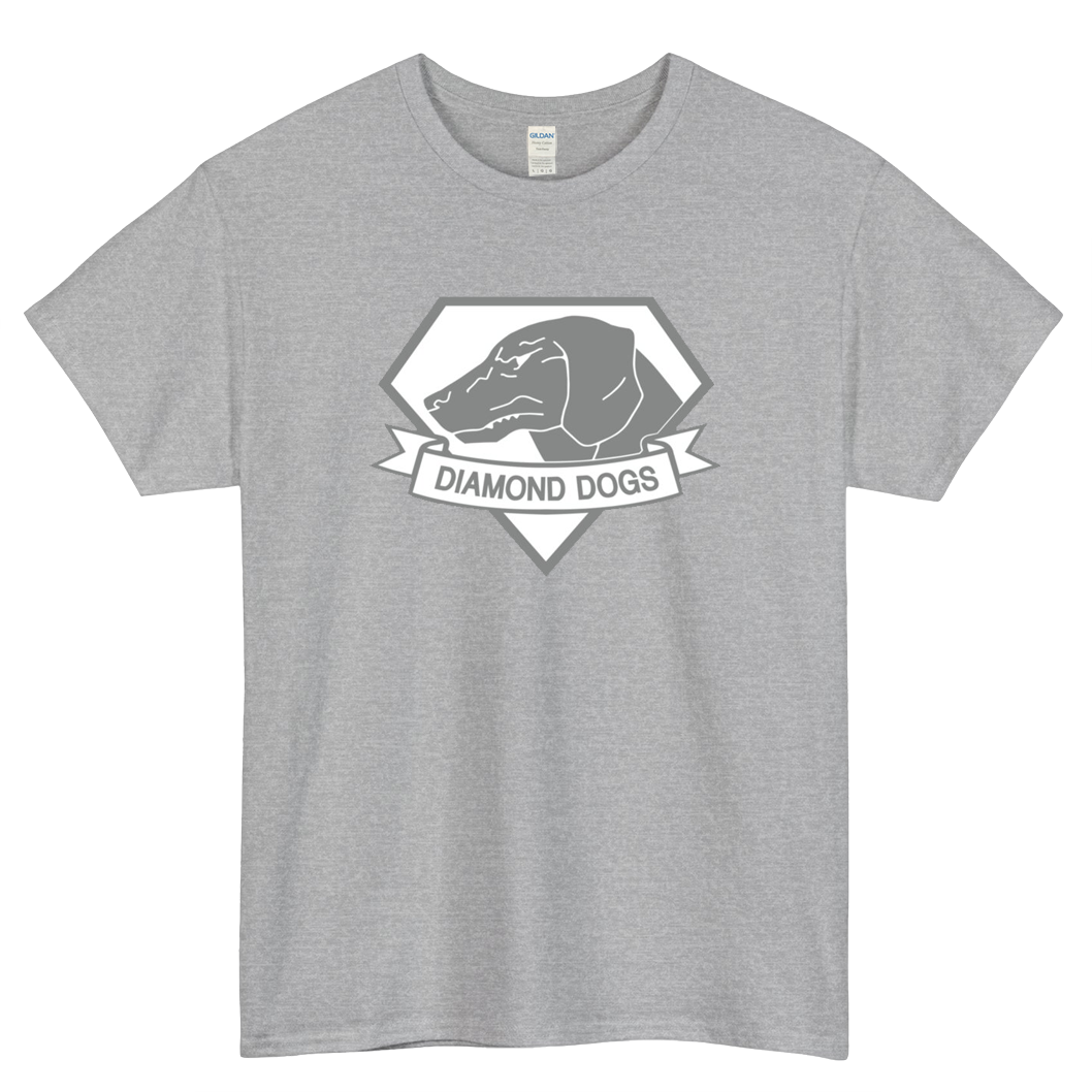 Metal Gear Solid - Diamond Dogs Logo Mens Unisex Short Sleeve T-Shirt Size S-3XL - P