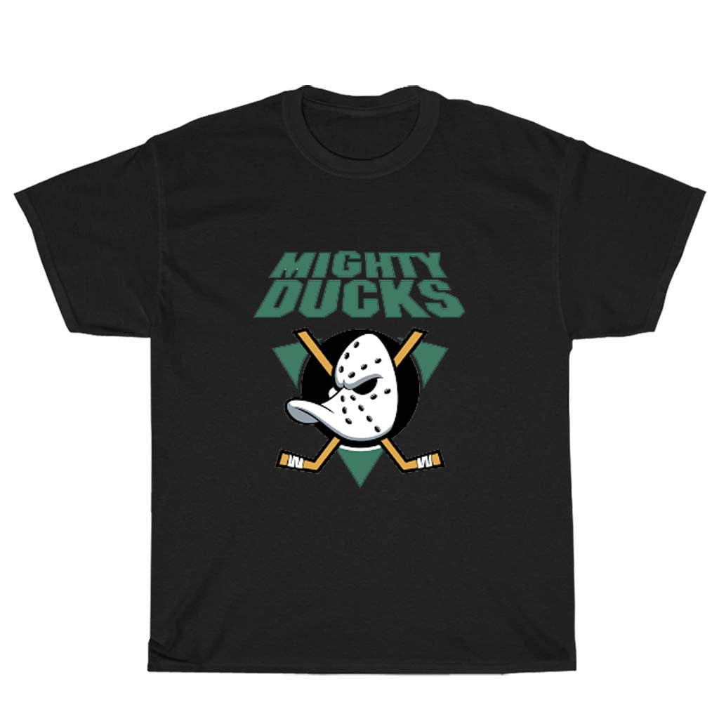 Mighty Ducks Logo Men's Unisex T Shirt Size S to 3XL