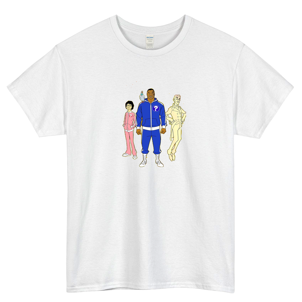 New Mike Tyson Mysteries logo SHORT SLEEVE T SHIRT -P