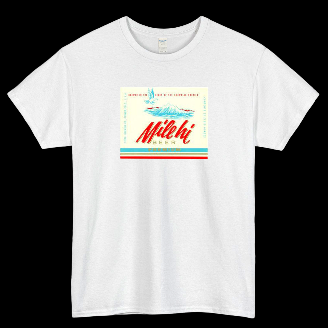 Mile Hi Beer Logo Mens Unisex Short Sleeve T-Shirt Size S-3XL - P