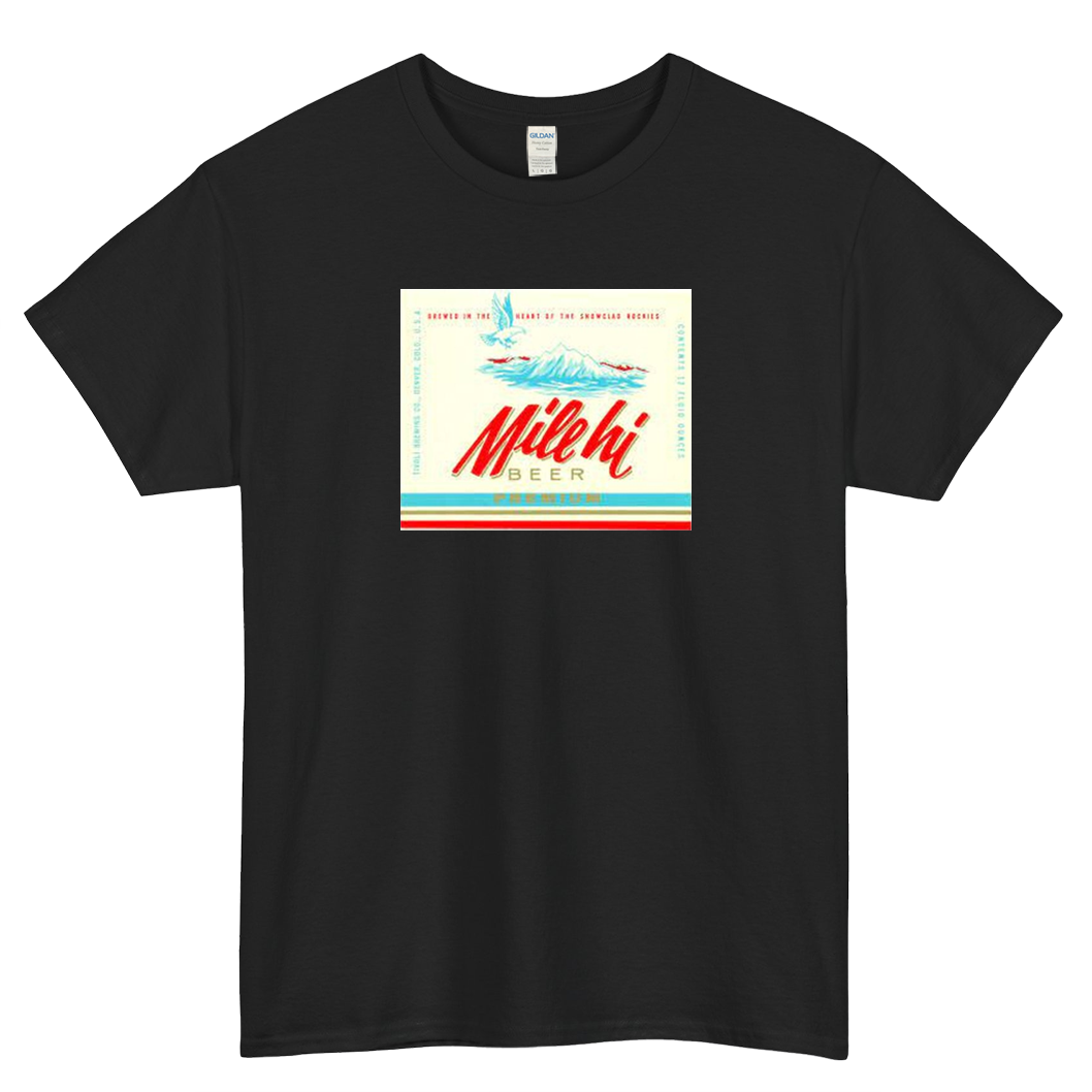 Mile Hi Beer Logo Mens Unisex Short Sleeve T-Shirt Size S-3XL - P