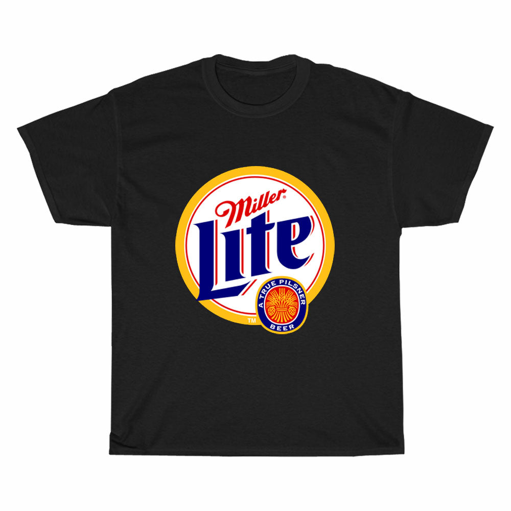 Miller Lite Logo Men's Unisex T Shirt Size S to 3XL