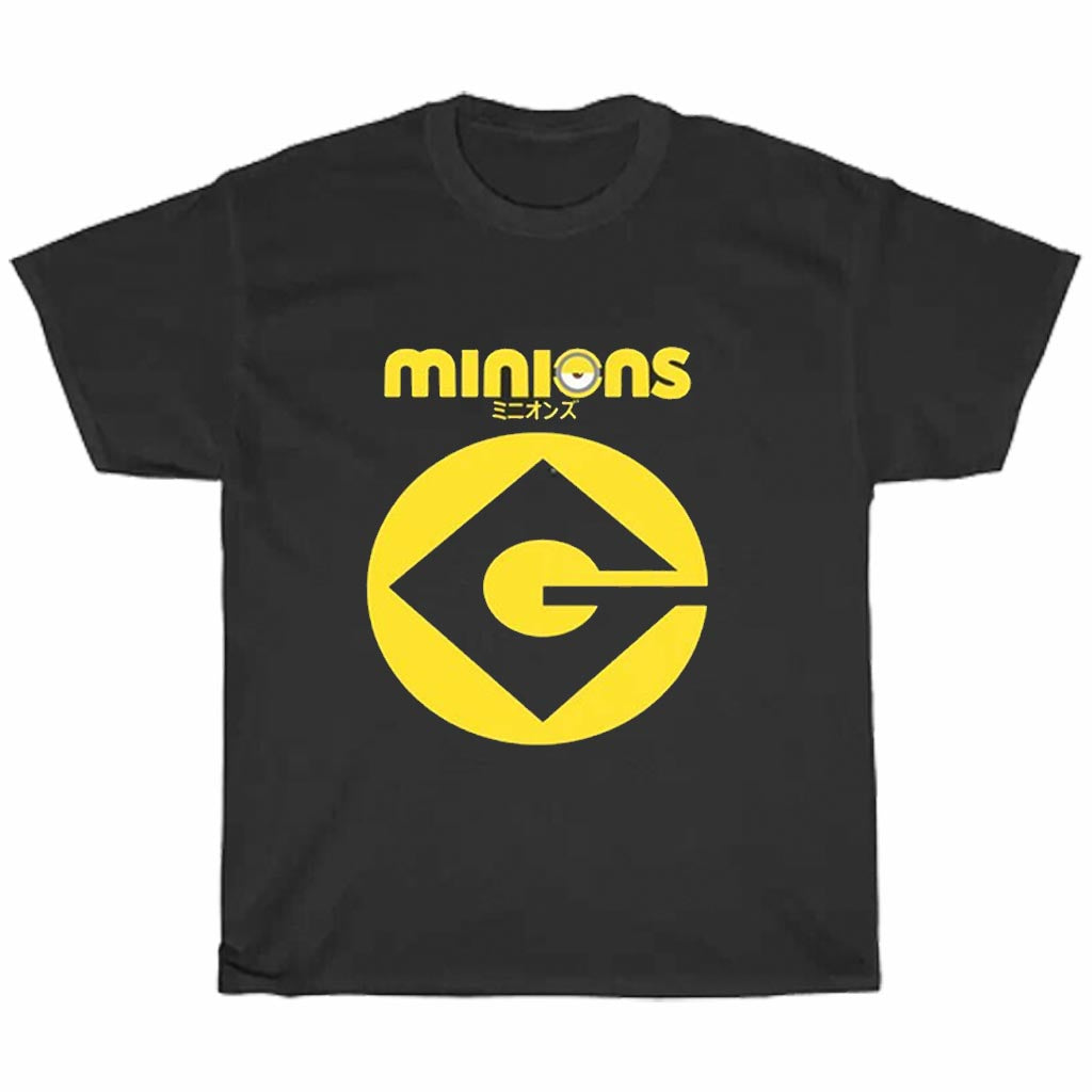 Minions Logo Men's Unisex T Shirt Size S to 3XL