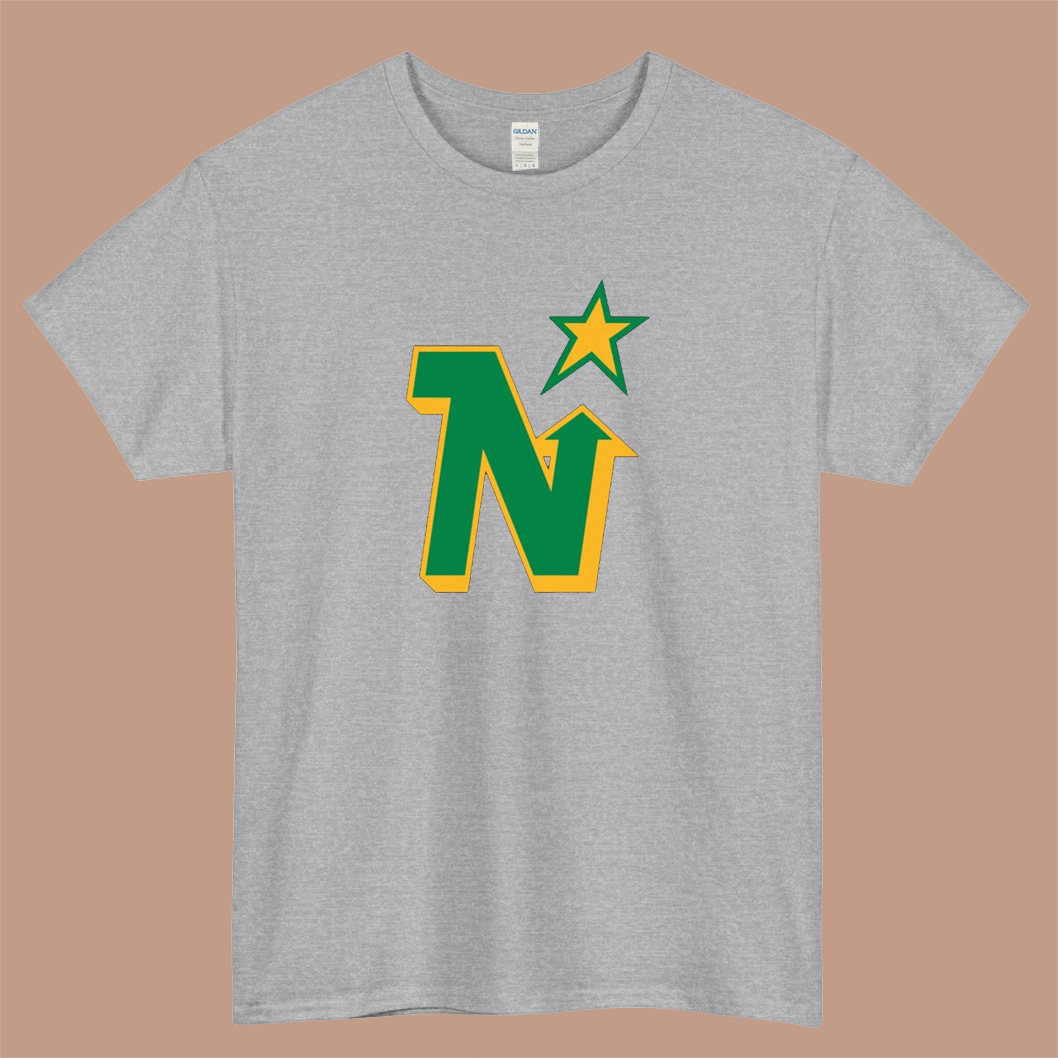 Minnesota North StarsLogo Mens Unisex Short Sleeve T-Shirt Size S-3XL - P