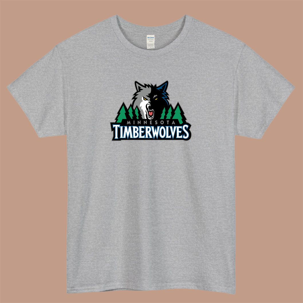 Minnesota Timberwolves Logo Mens Unisex Short Sleeve T-Shirt Size S-3XL