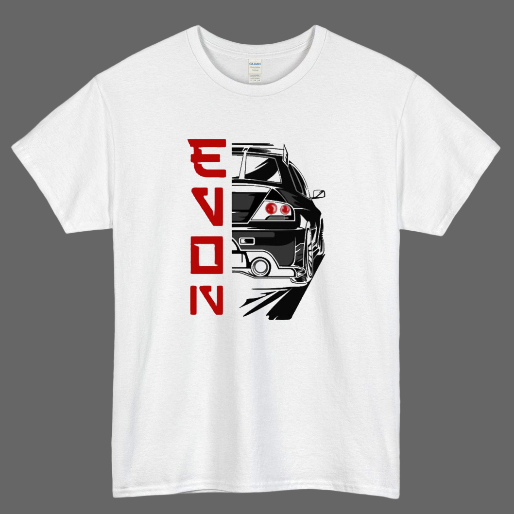 Mitsubishi lancer evolution logo SHORT SLEEVE T SHIRT SIZE S-3XL - P