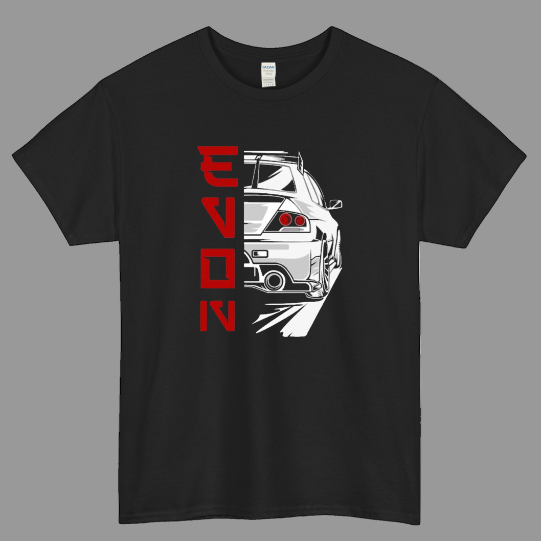 Mitsubishi lancer evolution logo SHORT SLEEVE T SHIRT SIZE S-3XL - P