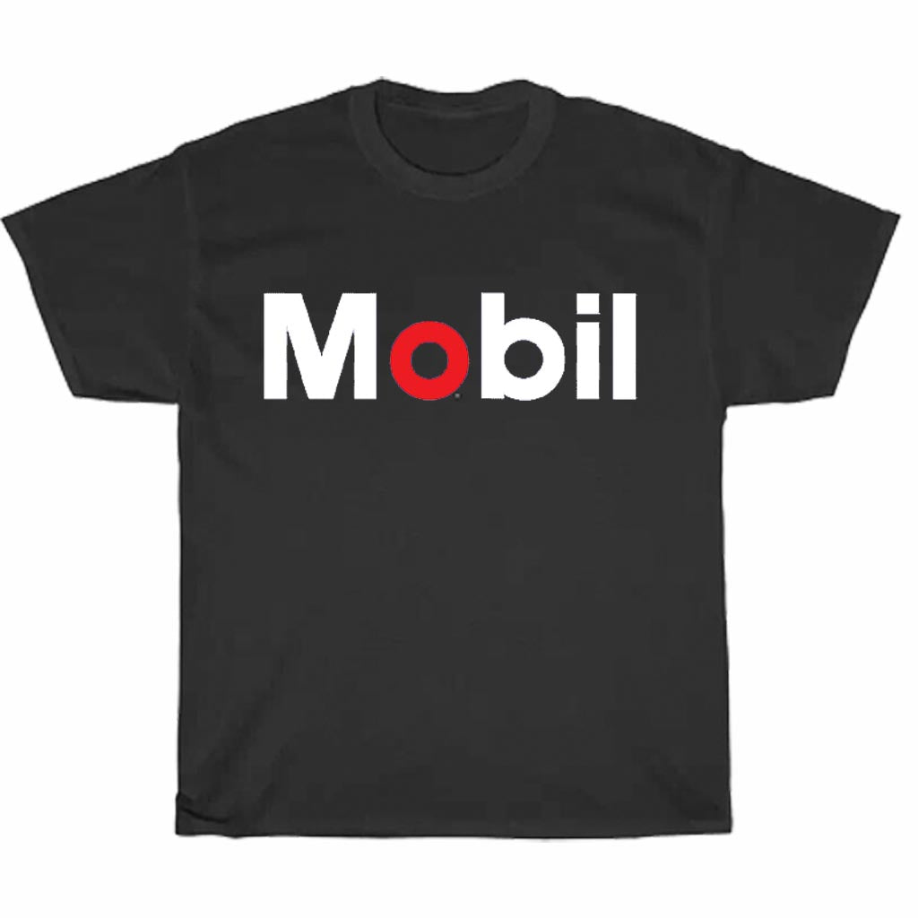 Mobil Logo Men's Unisex T Shirt Size S to 3XL