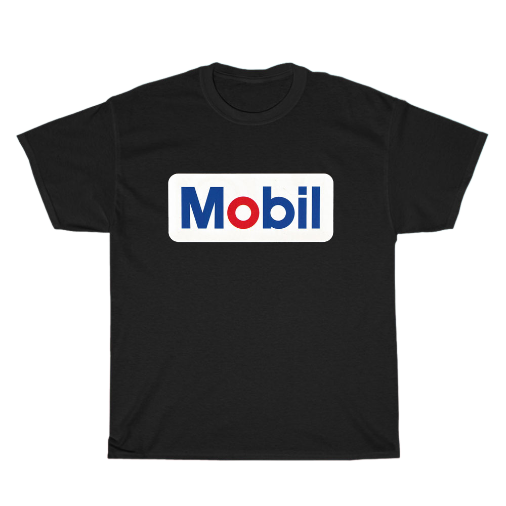 Mobil Oil Company Logo Men's Unisex T Shirt Size S to 3XL