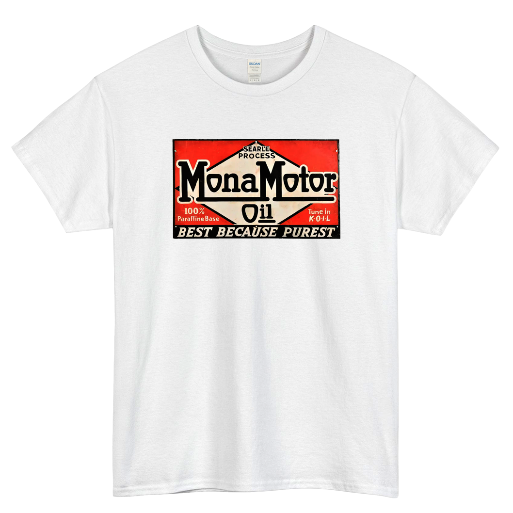 Mona Motor Oil Logo Mens Unisex Short Sleeve T-Shirt Size S-3XL - P