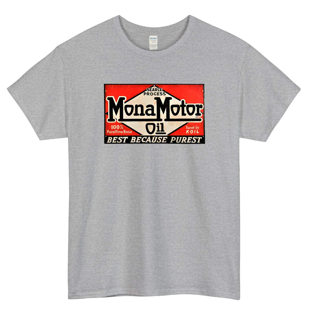Mona Motor Oil Logo Mens Unisex Short Sleeve T-Shirt Size S-3XL - P