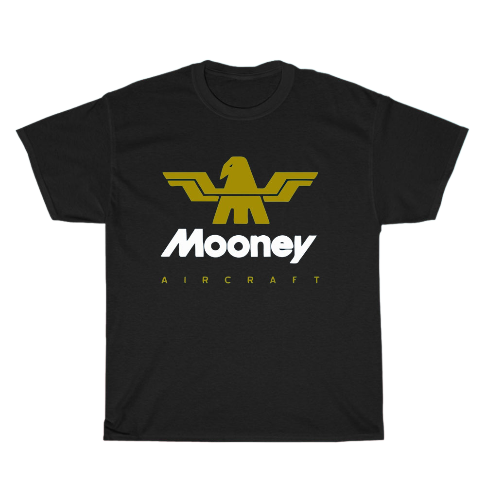 Mooney Aircraft Logo Men's Unisex T Shirt Size S to 3XL