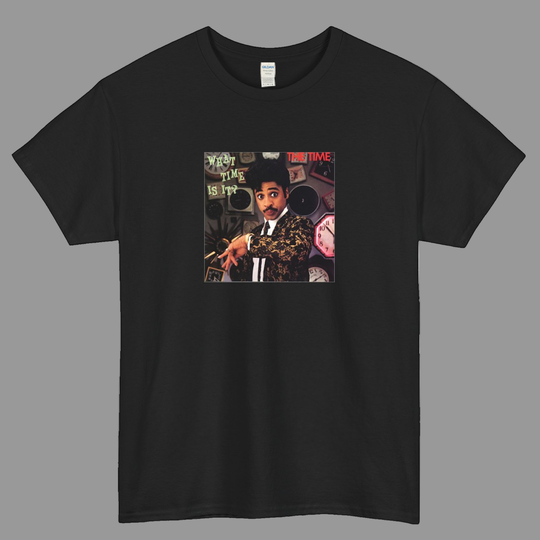 Morris Day What Time Is It logo SHORT SLEEVE T SHIRT SIZE S-3XL - P