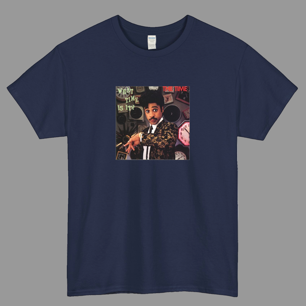 Morris Day What Time Is It logo SHORT SLEEVE T SHIRT SIZE S-3XL - P