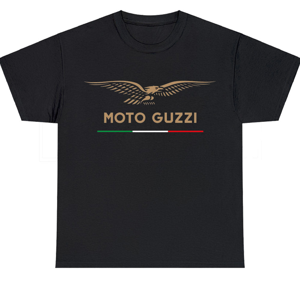 Moto Guzzi Motorcycle Logo Men's Unisex T Shirt Size S to 3XL