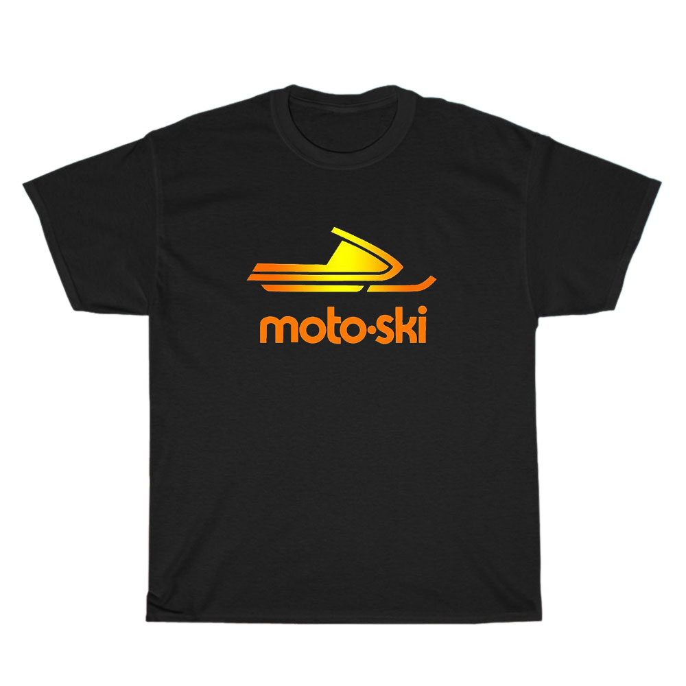 Moto Ski Moto-Ski Logo Snowmobiles Logo Men's Unisex T Shirt Size S to 3XL