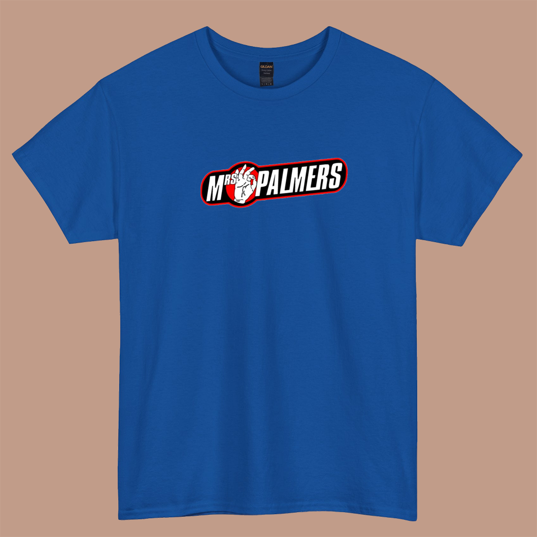 Mrs Palmers Surf wax logo SHORT SLEEVE T SHIRT S-3XL-P