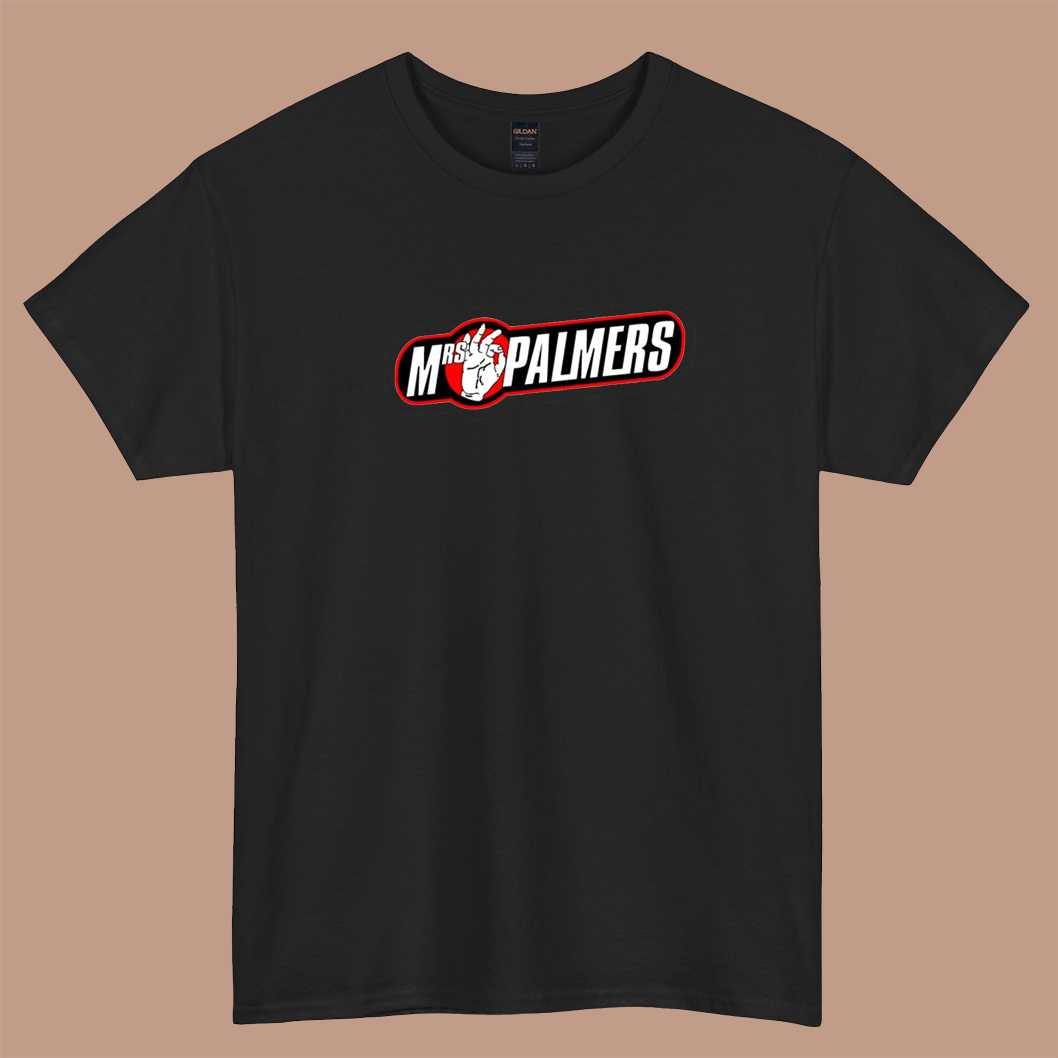 Mrs Palmers Surf wax logo SHORT SLEEVE T SHIRT S-3XL-P