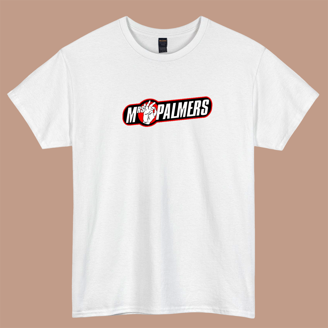 Mrs Palmers Surf wax logo SHORT SLEEVE T SHIRT S-3XL-P