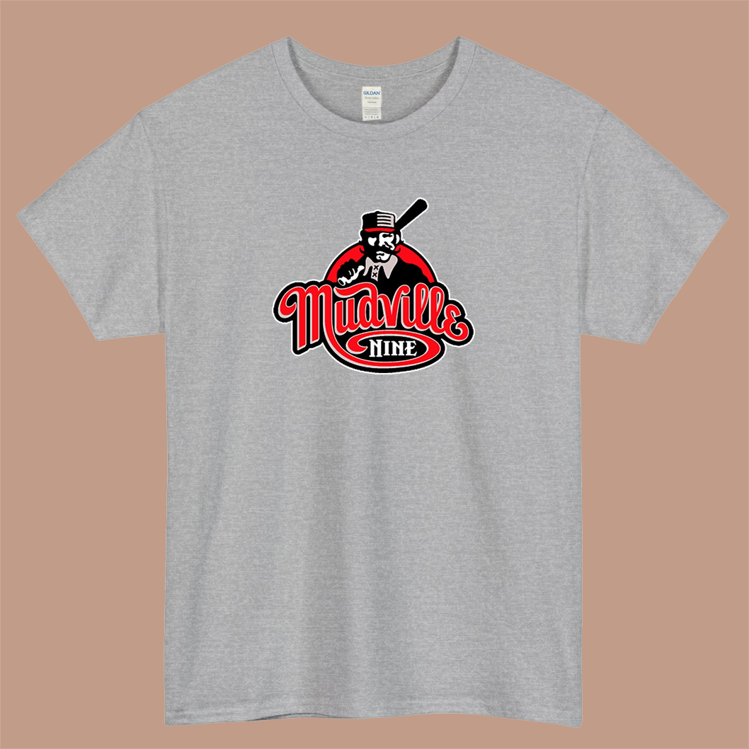 Mudville Nine Baseball Logo Mens Unisex Short Sleeve T-Shirt Size S-3XL - P