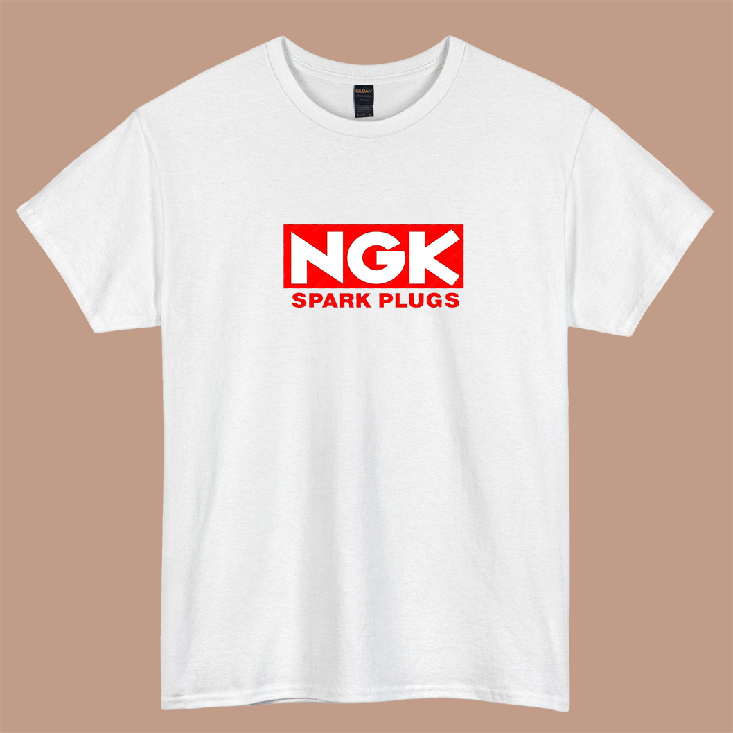 NGK Spark Plugs Logo short sleeve t shirt S-3XL -P