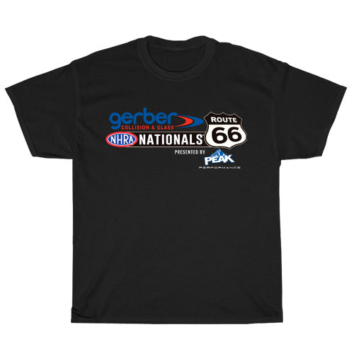 NHRA Drag Racing And Drive Logo Unisex Men's T Shirt Size S to 3XL