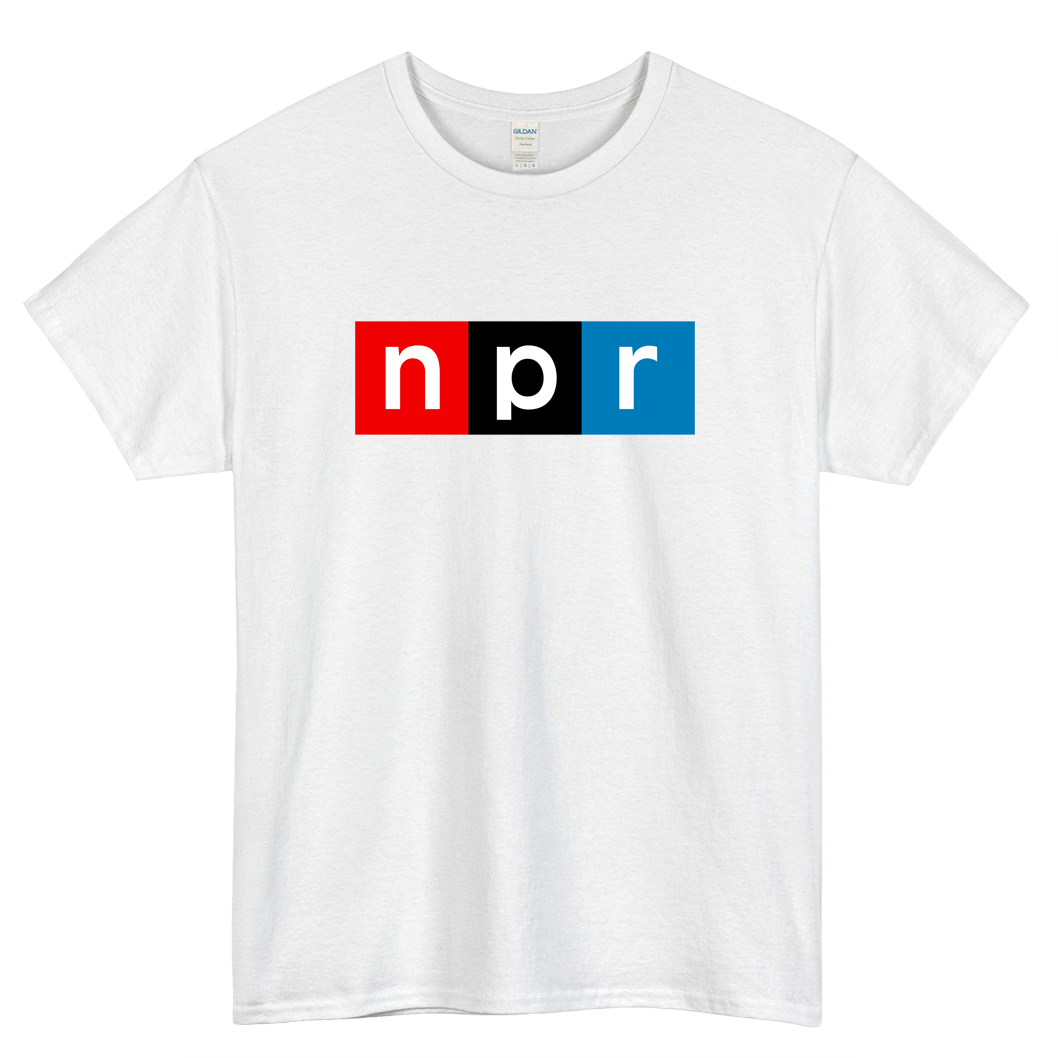 National public radio logo SHORT SLEEVE T SHIRT -P