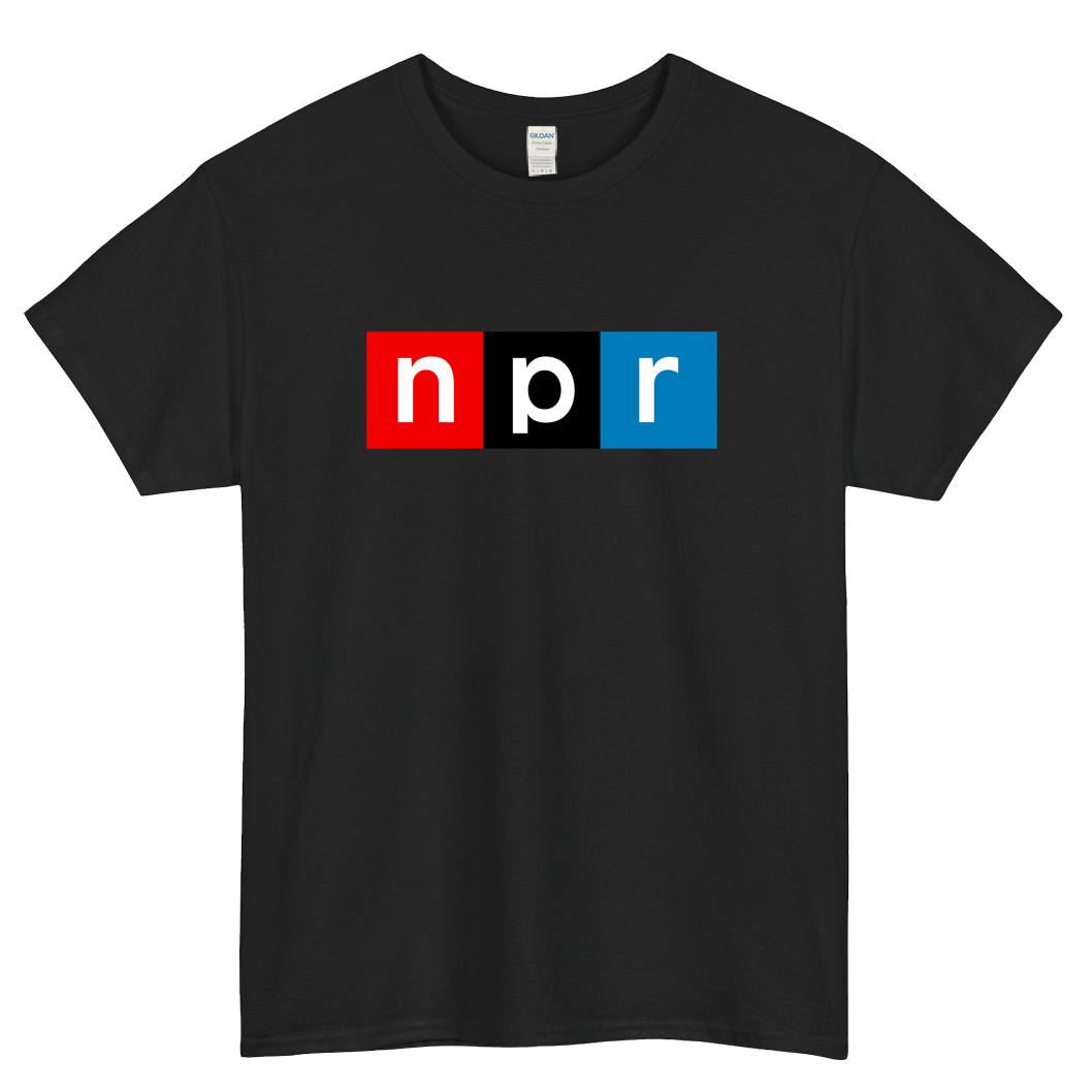 National public radio logo SHORT SLEEVE T SHIRT -P