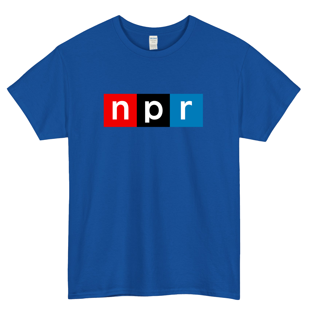 National public radio logo SHORT SLEEVE T SHIRT -P