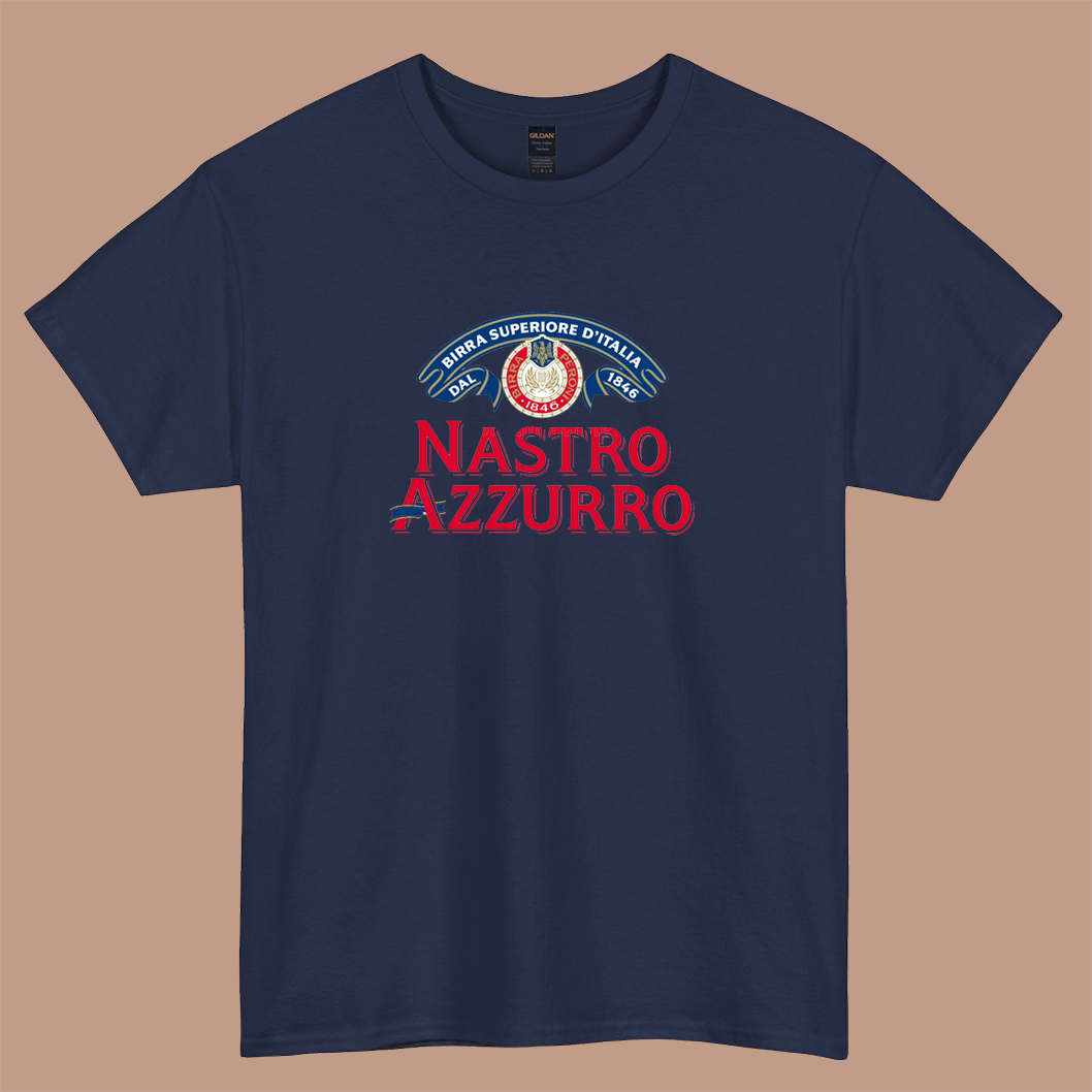 Nastro Azzurro Logo short sleeve t shirt S-3XL -P