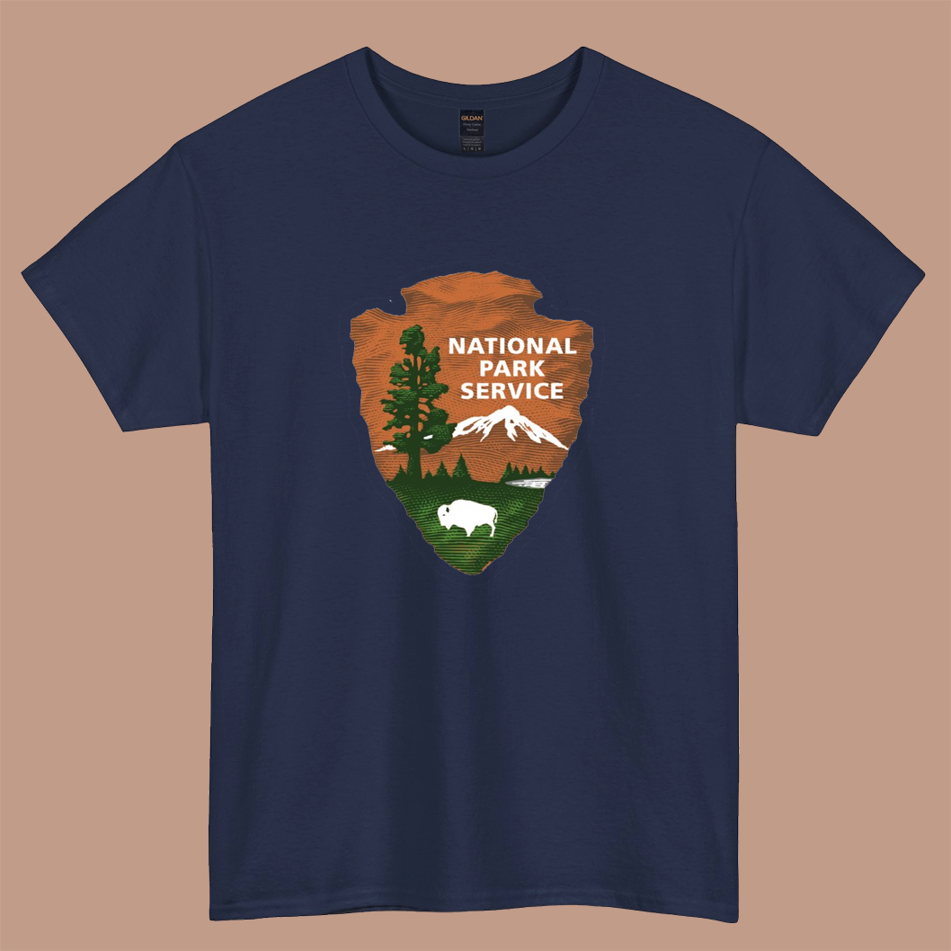 National Park Service logo SHORT SLEEVE T SHIRT S-3XL- P