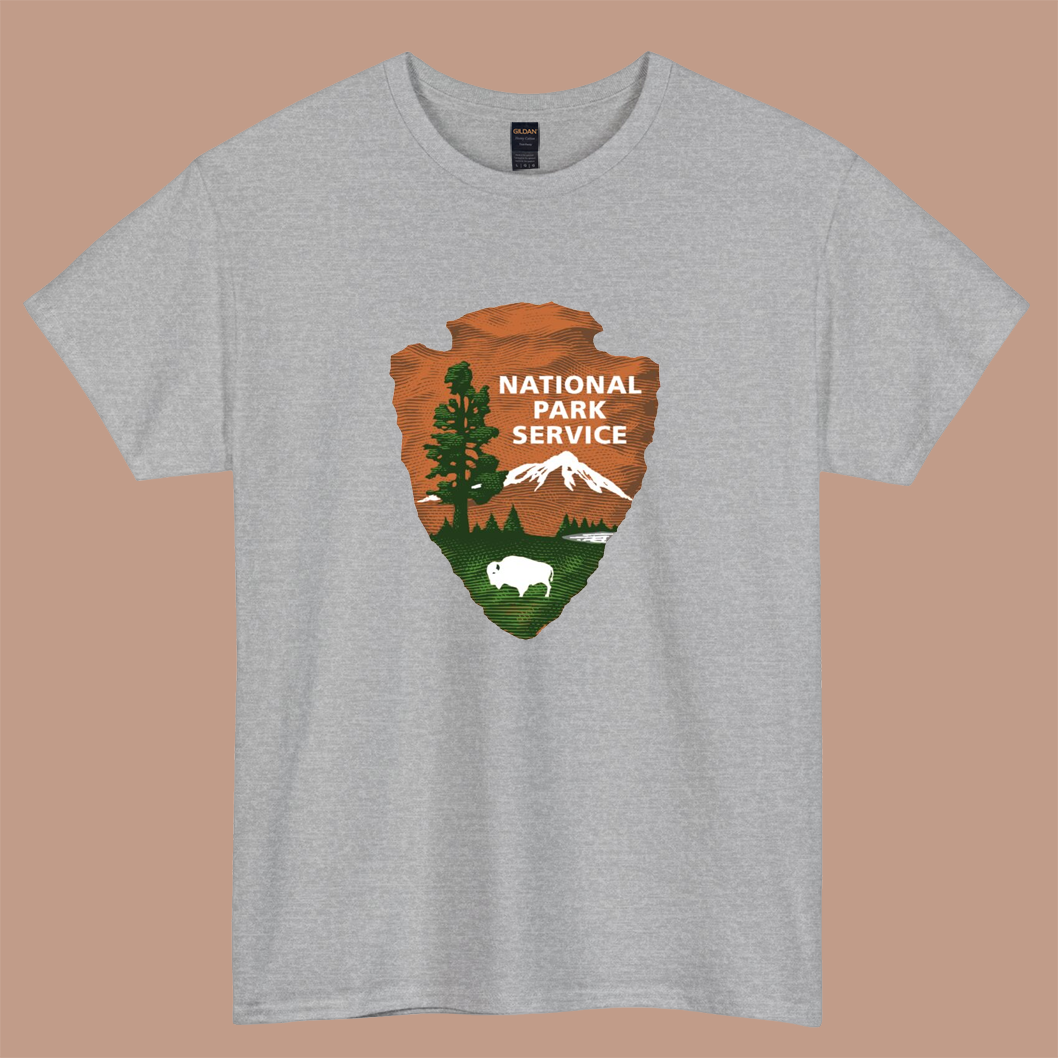 National Park Service logo SHORT SLEEVE T SHIRT S-3XL- P